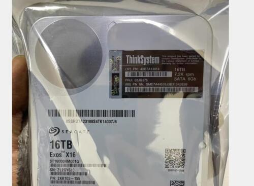 Disque dur 4XB7A13914 Lenovo ThinkSystem 16 To 7,2 K SATA 6 Go/s 3,5 pouces 2Jk736 / 2Jg375 - Photo 3/3
