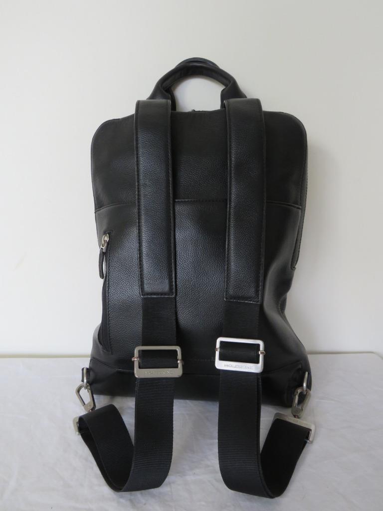Moleskine Black Leather Unisex Tablet Device Backpack Bag RRP 425 eBay