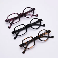 Asymmetric Round&Square Reading glasses Women Men reader +1.0 +1.5 +2.0 +2.5 +3