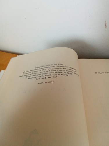 ATLAS SHRUGGED---AYN RAND---HC/DJ---NINTH PRINTING---RANDOM HOUSE - Picture 11 of 13