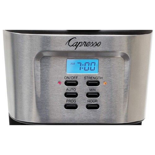 Maquina Cafetera Electrica Auto Acero Inoxidable De 12 Tazas Programable - Picture 4 of 5