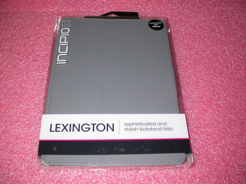 Incipio Lexington Protective Leather Cover for iPad Air (Gray/Green) MSRP $39.99 - Image 2 of 4