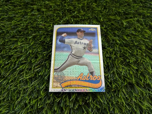 2024 Topps Series 1 Nolan Ryan '89 Topps Chrome Silver Pack Card #T89C-60 - HOF