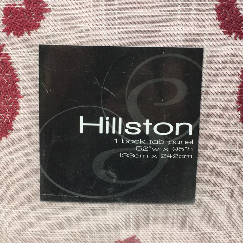 Hillston Merlot Panel Pestaña Trasera 52" x 95" Juego de 4 Lote Softline Home Fashions Foto 4 de 4