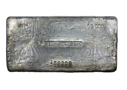 50 oz Silver Bar Engelhard 999+ Ag 1st Series Canadian Version 159208 - Photo 1 sur 10