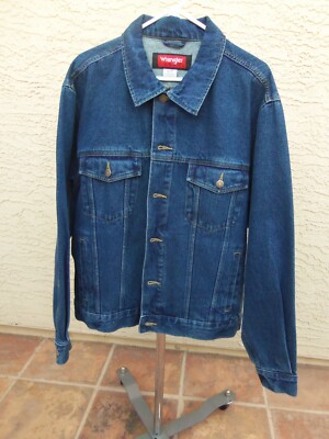 Wrangler Hero Trucker Jean Jacket, Size XL Mens ~ Excellent Condition ~