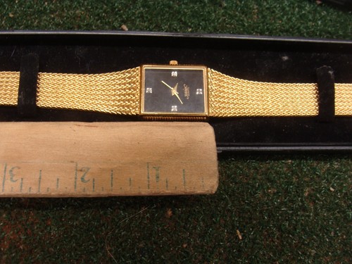 Vintage Xavier Quartz Men's Watch Masterpiece Faceted Diamond EXCELLENT - Picture 11 of 11
