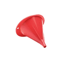 Midwest Can 3508 Funnel; Round; 4-1/2 Inch Diameter x 4-1/2 Inch Height; 1/2 Pin