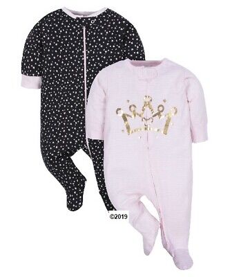 Gerber Baby Girls 2-Pack Sleep N Play