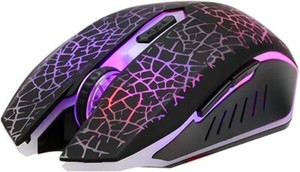 XTRIKE USB Souris optique de jeu rétroéclairée 800/1200/2400/3200 DPI