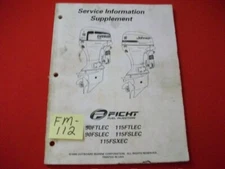 1998 EVINRUDE/JOHNSON/OMC O/B FTLEC, FSLEC, FSXEC SERVICE MANUAL SUPPLEMENT GC