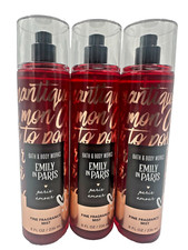Bath  Body Works LOT 3 Emily In Paris Amour Fragrance Perfume Mist Spray 8 oz