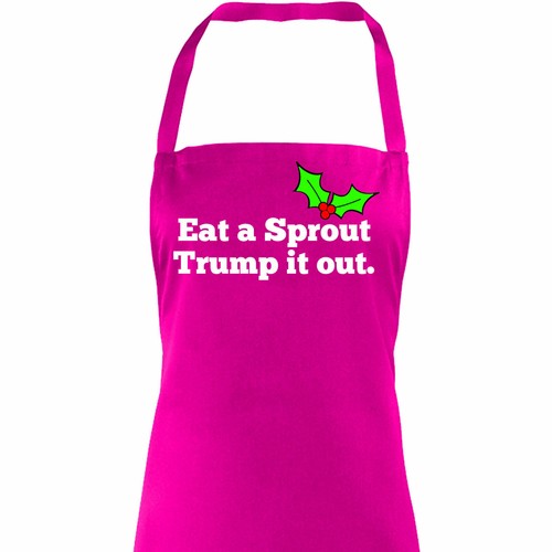 Delantal Eat A Sprout • Delantales Impresos Personalizados para Adultos • Cocina Broma Navidad Trump - Imagen 13 de 41