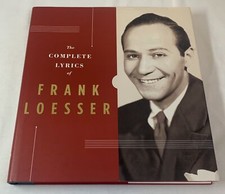 2003 hc dj 1st~ THE COMPLETE LYRICS OF FRANK LOESSER Robert Kimball,Steve Nelson