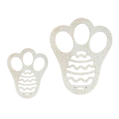 Easters Rabbit Footprint Stencils Templates Holiday Footprint DIY Kits Easters