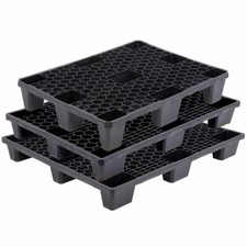 PALLET BANCALI PEDANE industriale forato 80 x 60 x 13,5 cm 9 Piedini 1 unita