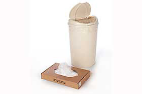 12-16 Gal Can Liners, 15W X 9D X 31L, Clear LLD, .58 Mil - Case of 500 Bags