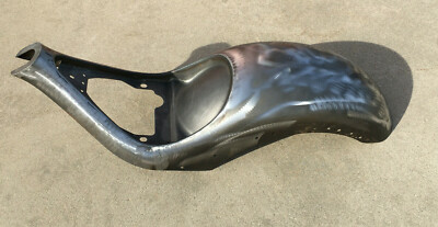 Big Dog Motorcycles OEM 2009-10 WOLF rear fender w/ seat cowl raw steel 1 piece