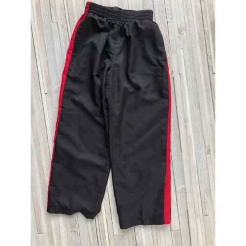 Pantaloni riscaldanti neri e rossi Starter taglia small 6/7 in perfette condizioni - Foto 1 di 2