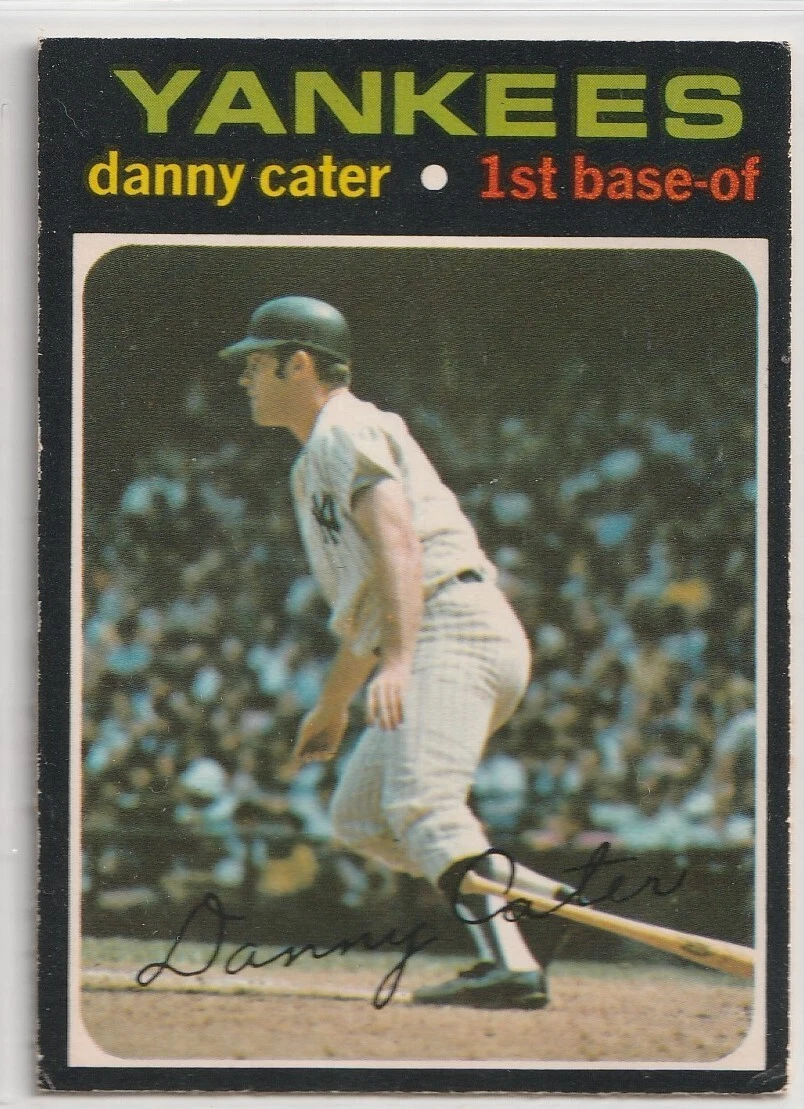 1971 OPC  O-Pee-Chee #358 Danny Cater   New York Yankees