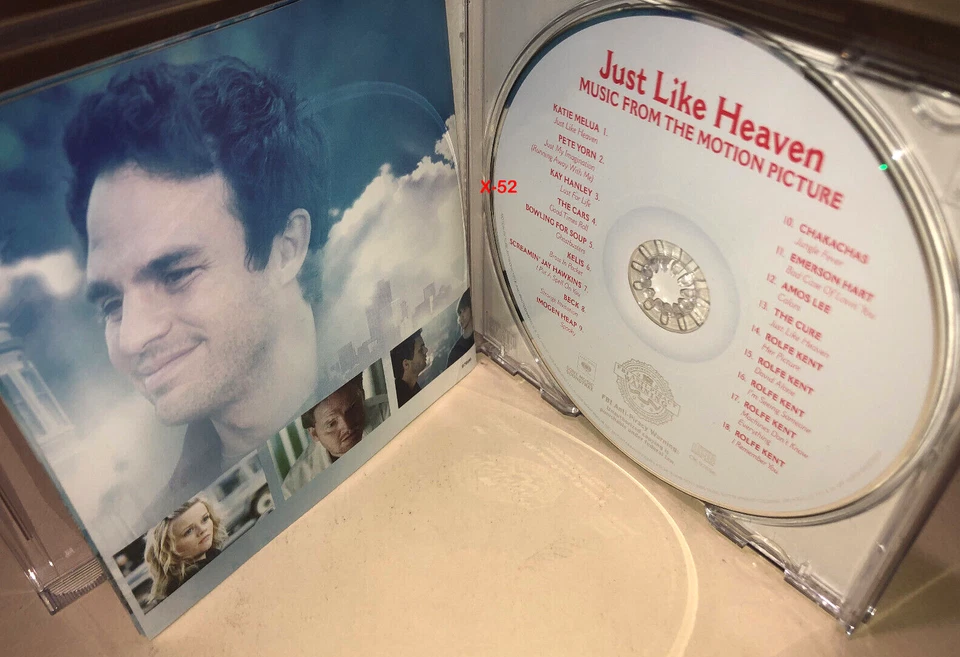 Just Like Heaven CD soundtrack The Cure Cars Amos Lee Jay Hawkins Pete Yorn Beck Foto 2 de 4