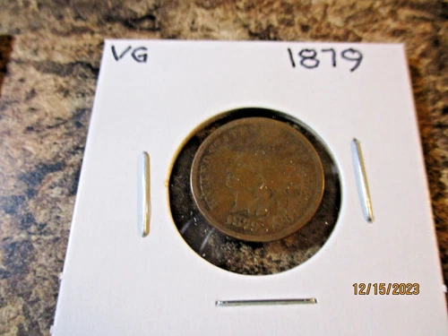 1879 INDIAN CENT GRADE VG    NN2