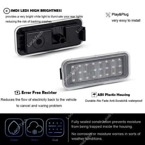 For Toyota Tacoma 20- LED Luggage Light Trunk Interior Cargo Lift Gate Lamp 2Pcs - Picture 4 of 9