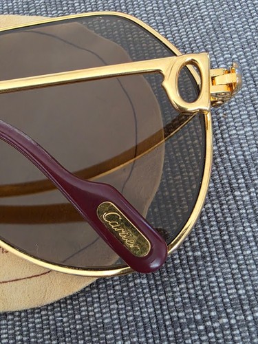 Cartier Tank Vintage Sonnenbrille mit Mineralglas Gläser Louis Large Santos 80´s - Bild 13 von 19
