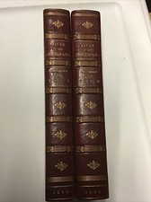 1886 The Lives of the Sheridans By Percy Fitzgerald Red Leather 2 Vols. Errata