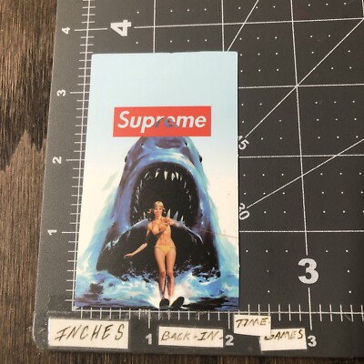 Jaws Adult Humor Sticker For Skateboard Phone Guitar Ect.  Mat106