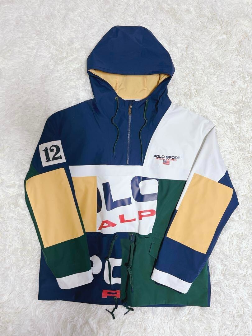 POLO RALPH LAUREN POLO SPORT COLORBLOCKED FRONT POUCH ANORAK