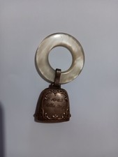 WEBSTER STERLING SILVER BABY RATTLE TEETHING RING by Webster Co.