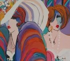Isaac MAIMON  "Reception"  1995 LARGE Original Serigraph Pencil Signed 225/275 — photo 9