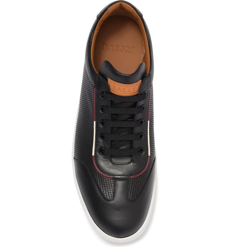 Bally Frenz Men's White Perforated Leather Sneakers 6233822 | New