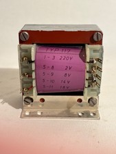 Netz-Trafo  220 Volt  2,2 A  - 18/14/8/2 Volt neu !