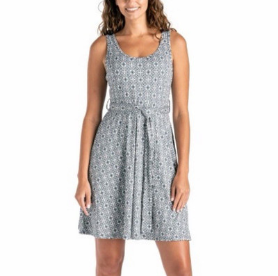 Allthreads Women s S Marine Blue Rio Sleeveless Dress Beach Casual Chic