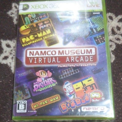 Namco Museum Virtual Arcade Xbox 360 Japan Brand New Factory Sealed Bandai