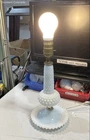 Vintage Milk Glass 13" Table Lamp
