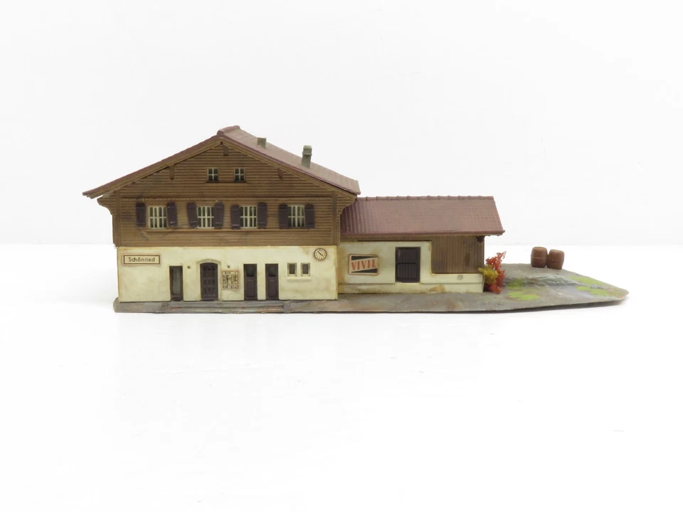 KIBRI GARE VOYAGEURS AVEC HALLE MARCHANDISES - ECHELLE N 1/160 - Photo 4/4