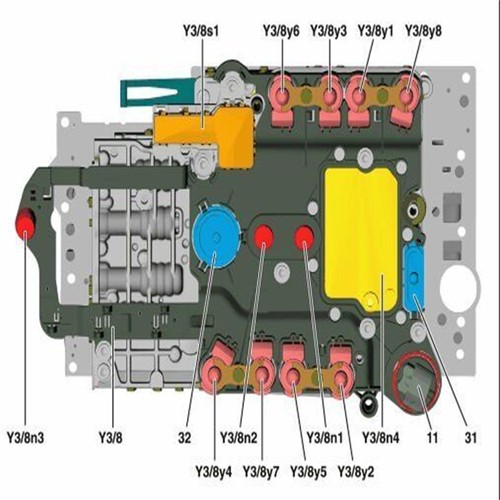 2Pcs For Mercedes Benz 722.9 Speed Gearbox Transmission Sensor Y3/8n1 and Y3/8n2 - Picture 11 of 11
