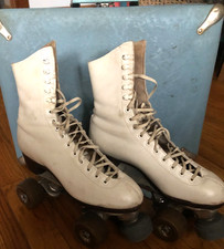 Vintage Riedell Custom Built Roller Skates Douglass Snyder US 7 Women's w/Case