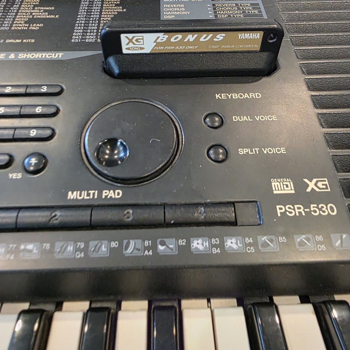 Yamaha PSR-530 Keyboard 61-key w/Cartridge | eBay