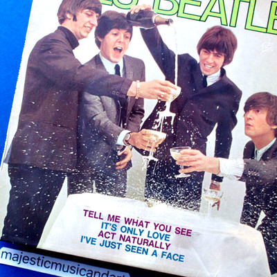 RARE CHAMPAGNE COVER THE BEATLES TELL ME EP 7 INCH VINYL 1965 FRANCE VERY RARE