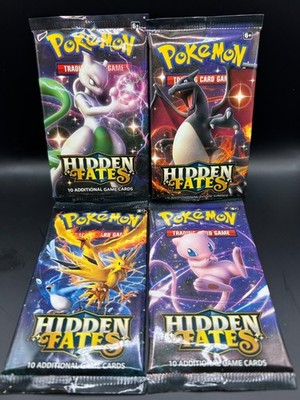 Pokemon Hidden Fates Booster Pack New Sealed - Free Ship | eBay