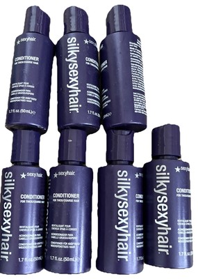 7X Silky Sexy Hair Conditioner Thick Coarse Hair 1.7 Oz Each Travel Size