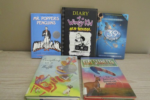 Kids Book Bundle Ages 7–12 Mixed Lot 5 Children Early-Middle Reader Various Used