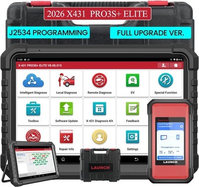 2026 LAUNCH X431 PRO3S+ Elite Car Diagnostic Scanner Programming ECU Coding