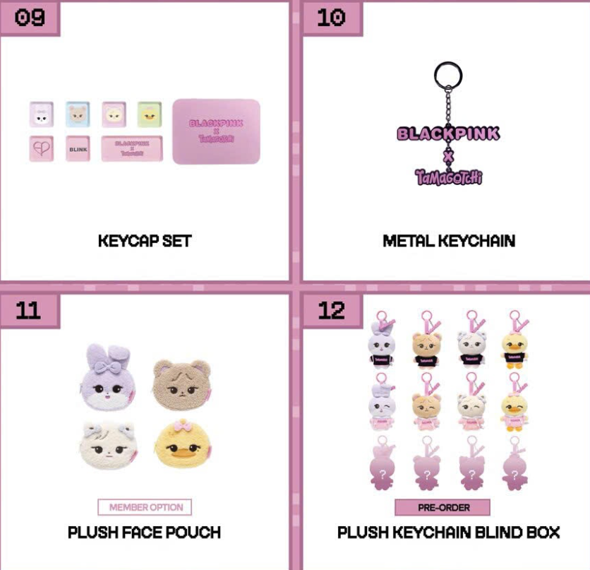 BLACKPINK × TAMAGOTCHI セットジェニ Jennie BLACKPINK x TAMAGOTCHI POP-UP STORE MERCHANDISE LIST OFFICIAL