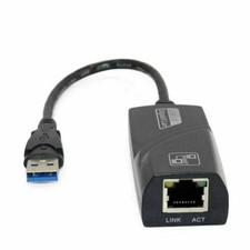 USB 3.0 to LAN ETHERNET Internet Cable Adapter 10/100/1000 Gigabit Connector