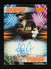 2023 Topps Stadium Club Beam Team Orange 1/5 Fernando Tatis Jr Auto 15s3
